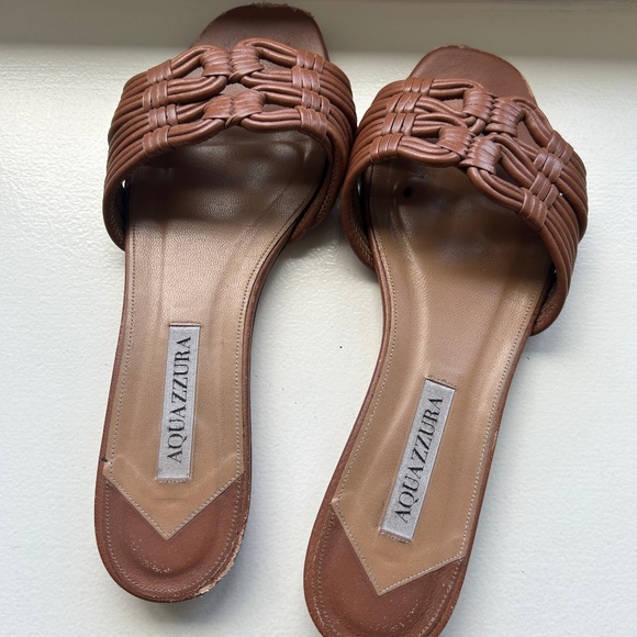Aquazzura Slip-on Sandals size 7.5 - Picture 1 of 3